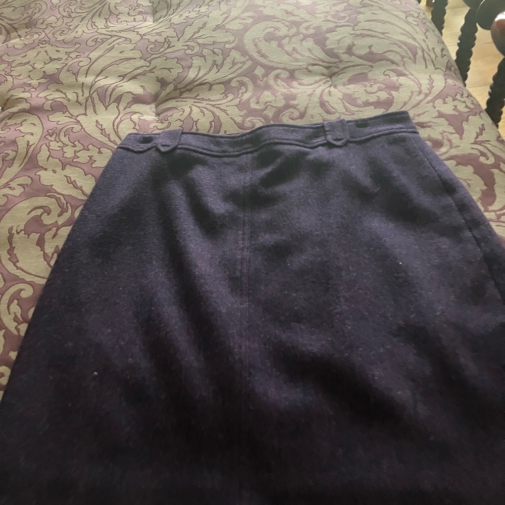 Talbots Deep Purple Pencil Skirt